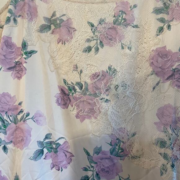 NWT LoveShackFancy Divina Floral Print Mini Dress size 12 in Mauve Rose - Picture 8 of 16